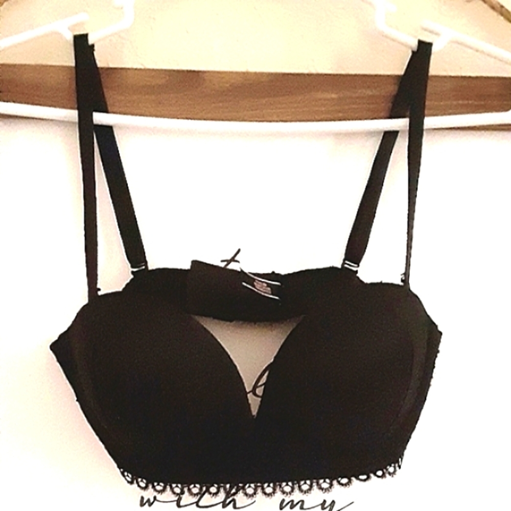 Victoria's Secret Very Sexy Multi Way Black Bra 32C